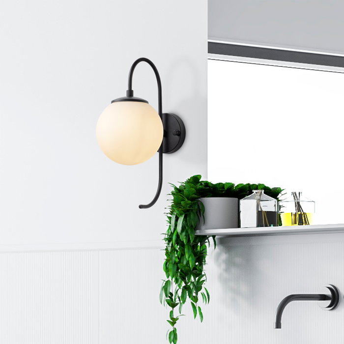 Opviq Jewel - 10555 Aplique de Pared Negro y Crema Opviq Jewel - 10555 Aplique de Pared Negro y Crema